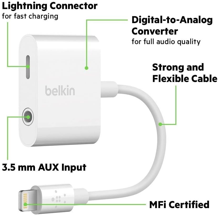  Belkin RockStar 3.5 mm Audio plus Charge